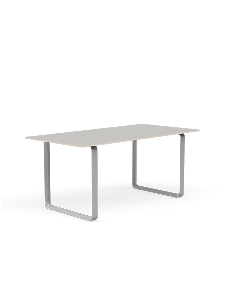 70/70 Mały - Szary linoleum - Szara rama